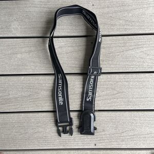 Vintage Samsonite Luggage Strap Black Adjusts to 72" Black White 1994